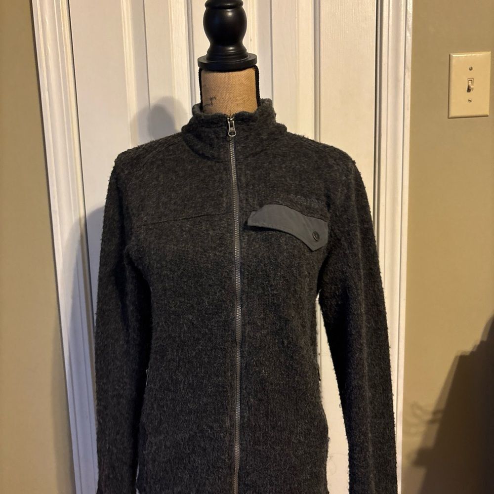 Marmot Wool Blend Women's Charcoal Teddy Jacket size small